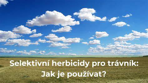 grafické srovnání typů herbicidů pro trávník